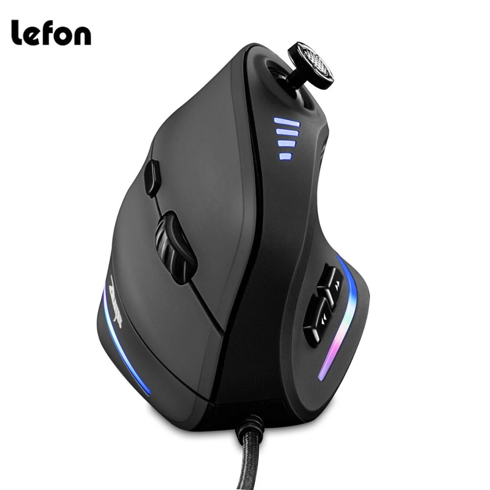 Es5 Esports Rgb Gaming Mouse - ZELOTES C18 Kablolu Mouse Dikey Ergonomik