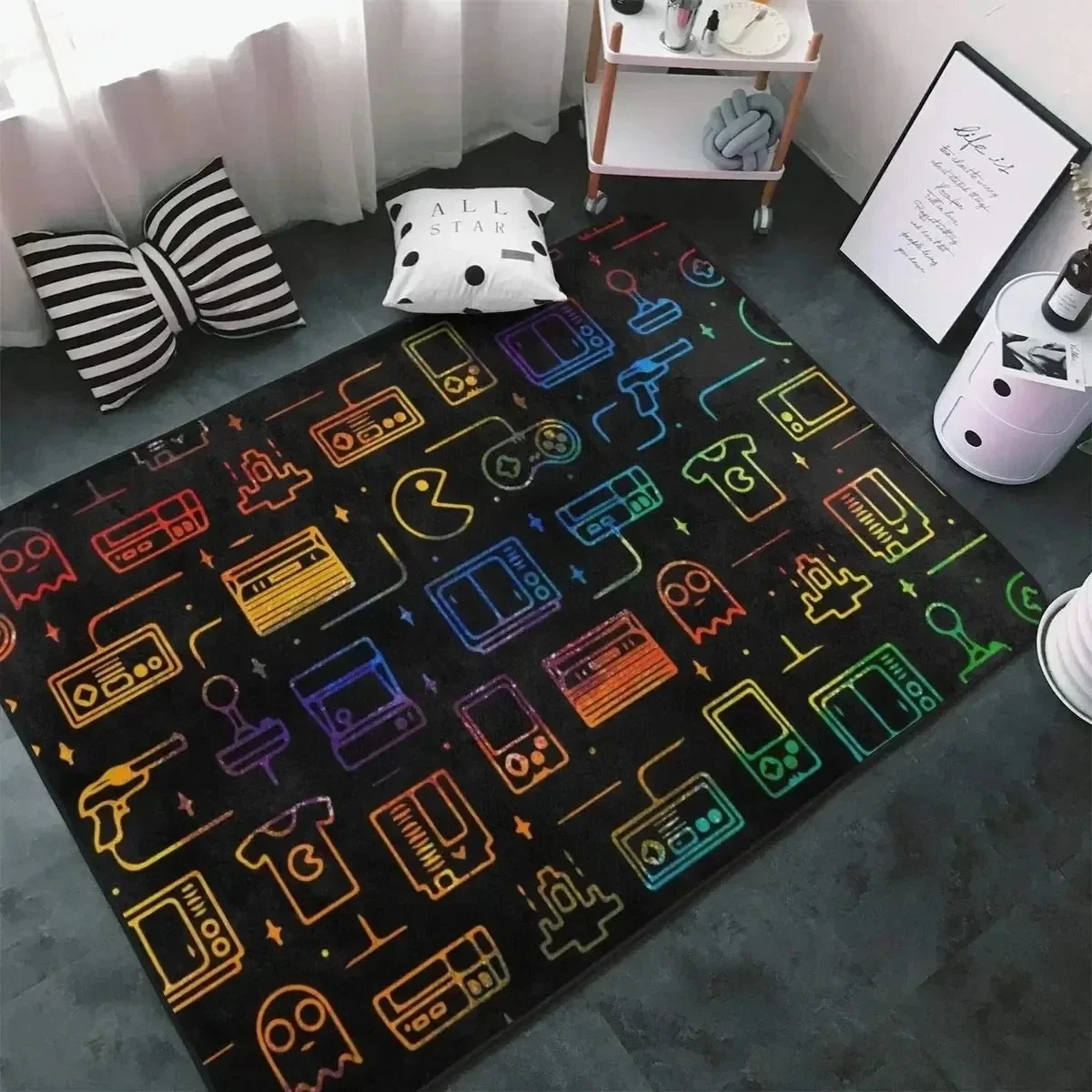 Esports Gaming Hotel - Oyun Halısı Esports Siyah Kontrol Cihazı