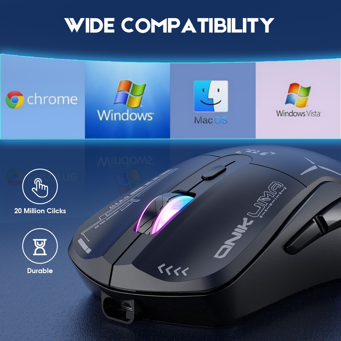 ONIKUMA CW917 Kablosuz Oyun Mo - Es5 Esports Rgb Gaming Mouse incelemesi ve fiyatı