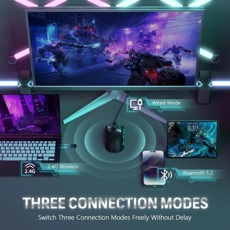 ATTACK SHARK X11 Kablosuz Oyun - Es5 Esports Rgb Gaming Mouse incelemesi ve fiyatı