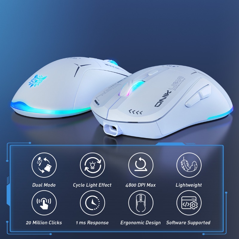 ONIKUMA CW917 Kablosuz/Kablolu - Es5 Esports Rgb Gaming Mouse incelemesi ve fiyatı